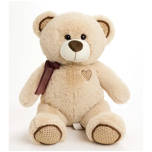 Peluche Ours Géant Beige avec Nœud – Douceur et Tendresse 60 cm - Image 3