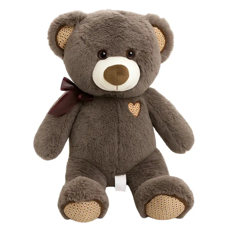 Peluche Ours Géant Marron avec Nœud – Douceur et Tendresse 60 cm - Image 1