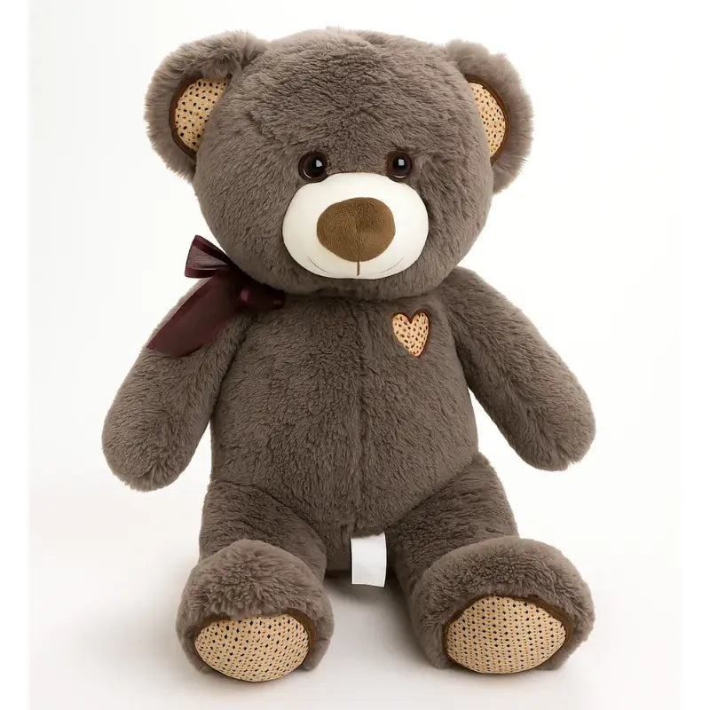 Peluche Ours Géant Marron avec Nœud – Douceur et Tendresse 60 cm - Image 2