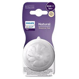 Philips Avent Lot de 2 Tétines Natural Response 1M+ - Image 1