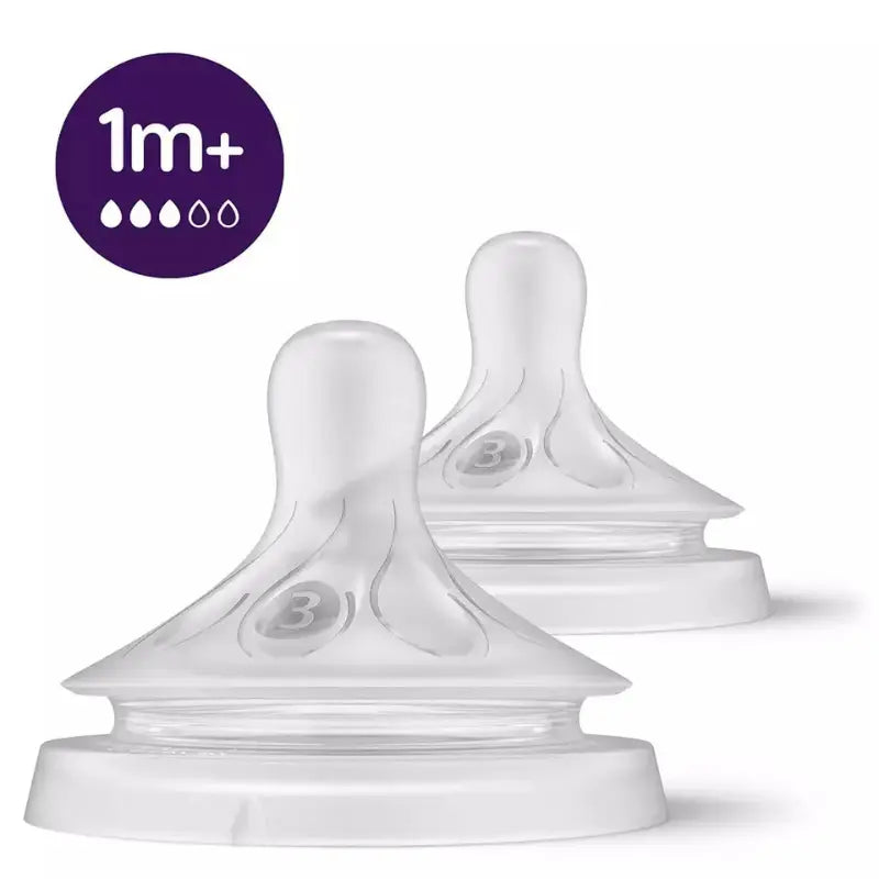 Philips Avent Lot de 2 Tétines Natural Response 1M+ - Image 2