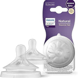 Philips Avent Lot de 2 Tétines Natural Response 6M+ - Flux 5 - Image 1