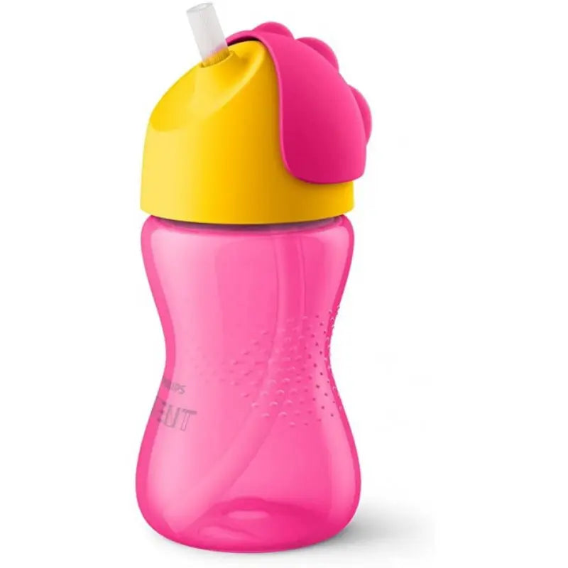 Philips Avent Tasse à paille crête dragon Rose-Jaune 300 ml - Image 1