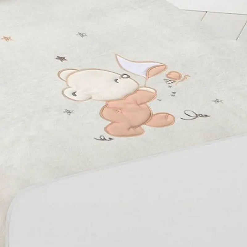Pielsa Couverture pielsa brodée beige 6224 - Image 2