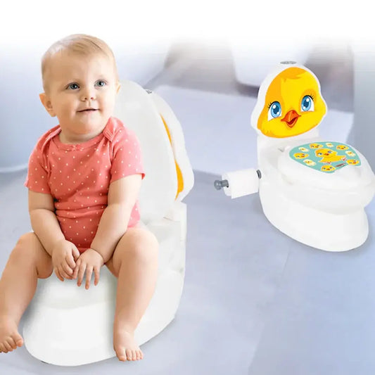 Pilsan Siège de Toilette Éducatif pour Bébé 18M+ - Canard - Image 3