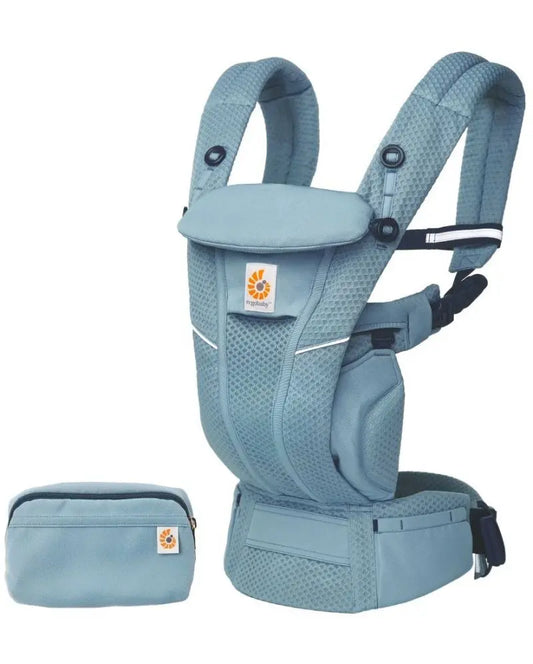 Porte-bébé ergonomique Ergobaby Omni Breeze - Bleu ardoise - Image 1