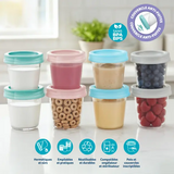 Pots de conservation pour lait maternel et repas de bébé - Image 1