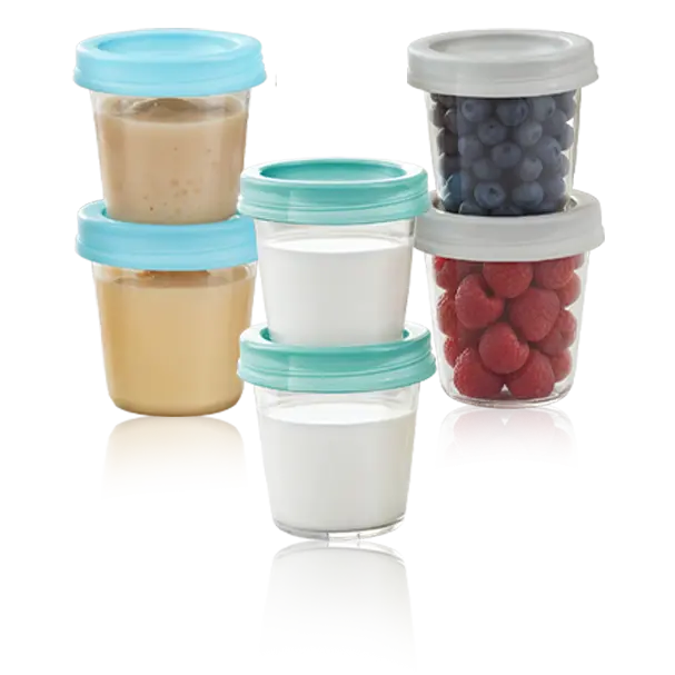 Pots de conservation pour lait maternel et repas de bébé - Image 2