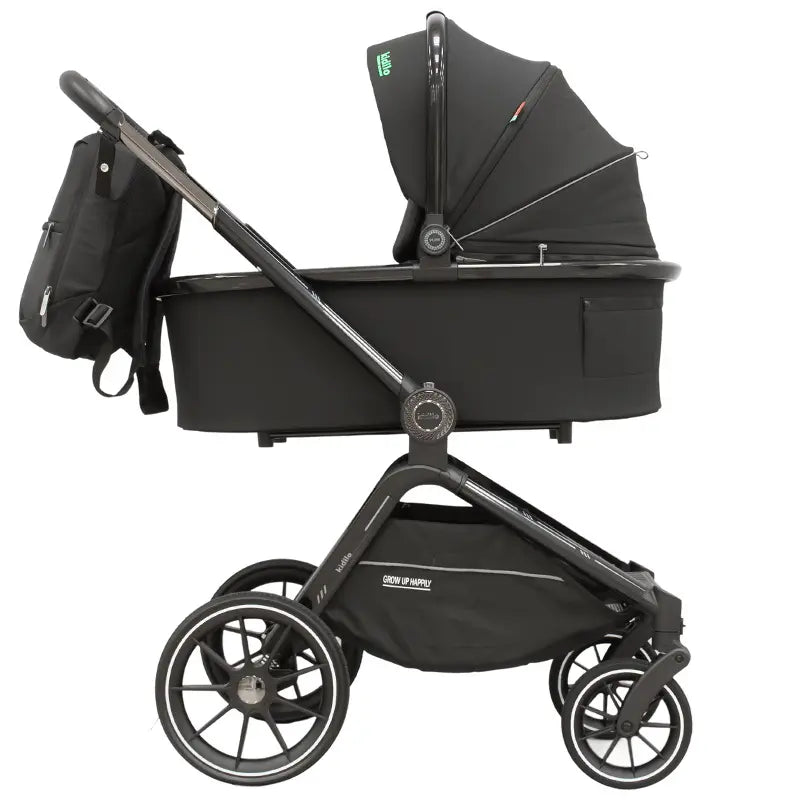 Poussette 3 en 1 Kidilo – Nacelle, Siège Auto et Confort Total dès la Naissance – Biege - Image 2