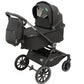 Poussette 3 en 1 Kidilo – Nacelle, Siège Auto et Confort Total dès la Naissance – Biege - Image 3