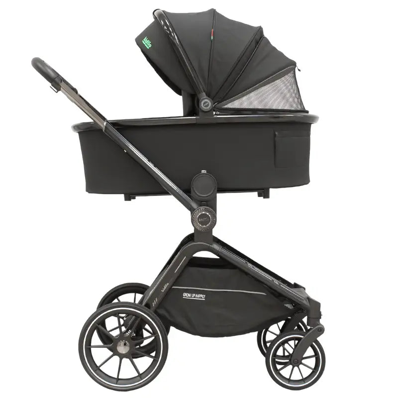 Poussette 3 en 1 Kidilo – Nacelle, Siège Auto et Confort Total dès la Naissance – Biege - Image 5