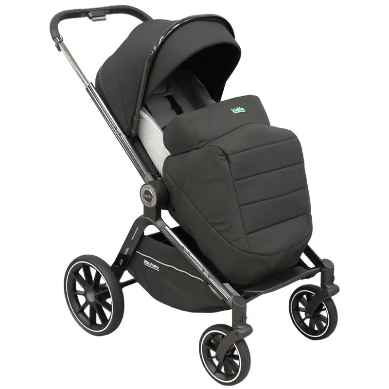 Poussette 3 en 1 Kidilo – Nacelle, Siège Auto et Confort Total dès la Naissance – Biege - Image 6