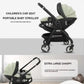 Poussette 3 en 1 Kidilo pour bébé de 0 à 3 ans avec siège auto - Bleu - Image 6