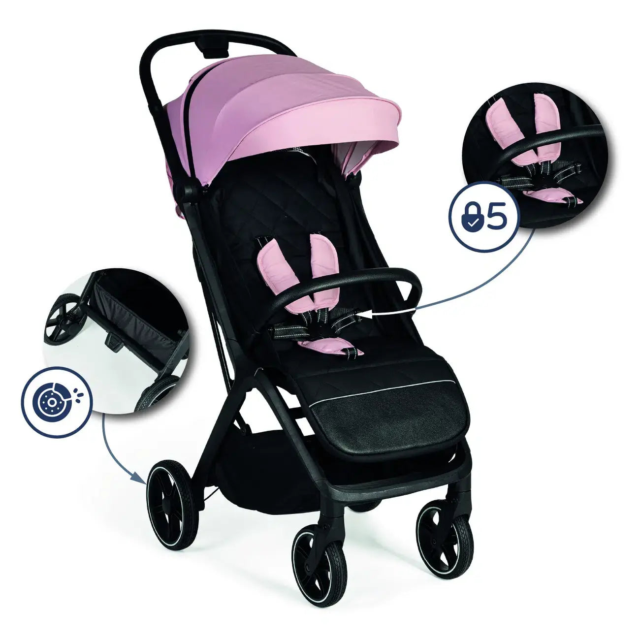 Poussette iWalk Rose – Innovaciones MS - Image 3