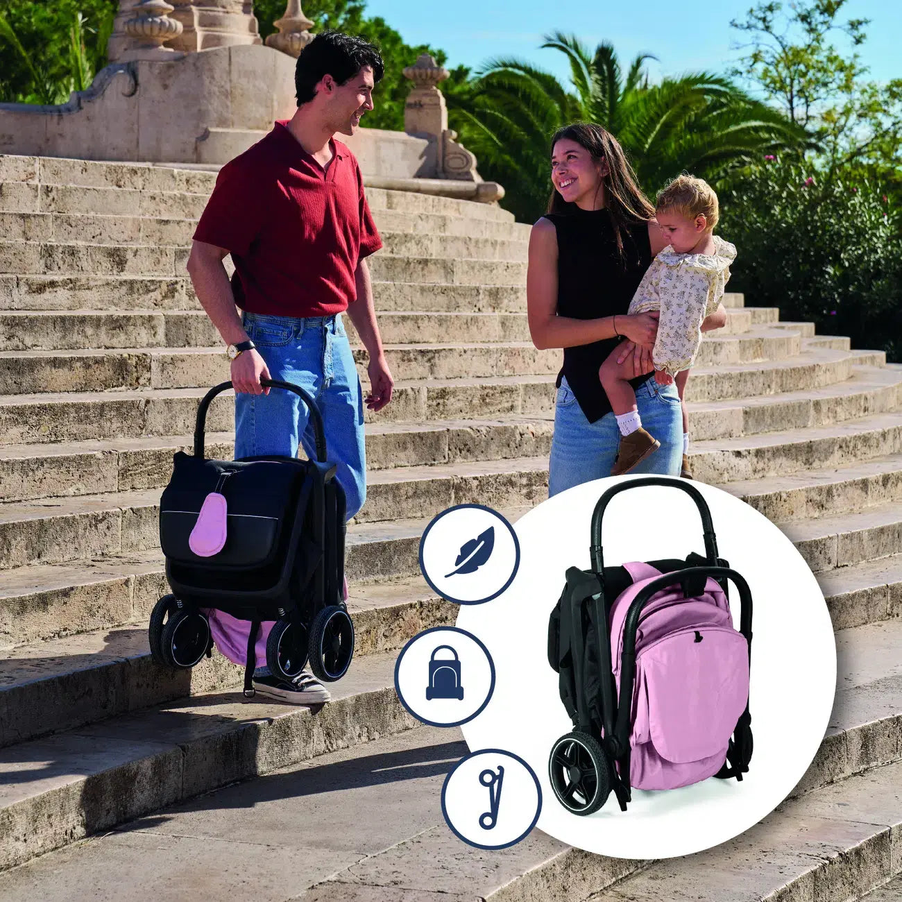 Poussette iWalk Rose – Innovaciones MS - Image 4
