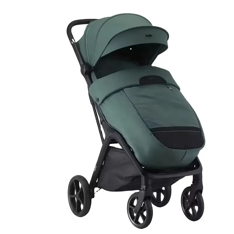 Poussette valise compacte kaki C5F - Image 2