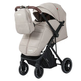 Poussette Valise Réversible avec Cache-Pieds et Sac 6530 – Kidilo – Beige - Image 1