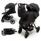 Poussette valise réversible avec cache pieds et Sac 6530 Kidilo - Noir - Image 2