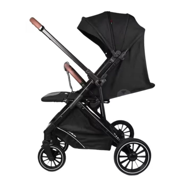 Poussette valise réversible avec cache pieds et Sac 6530 Kidilo - Noir - Image 3
