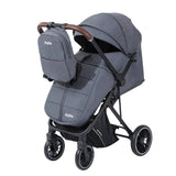Poussette Valise Réversible avec Cache-Pieds et Sac Kidilo 6530 Gris - Image 1
