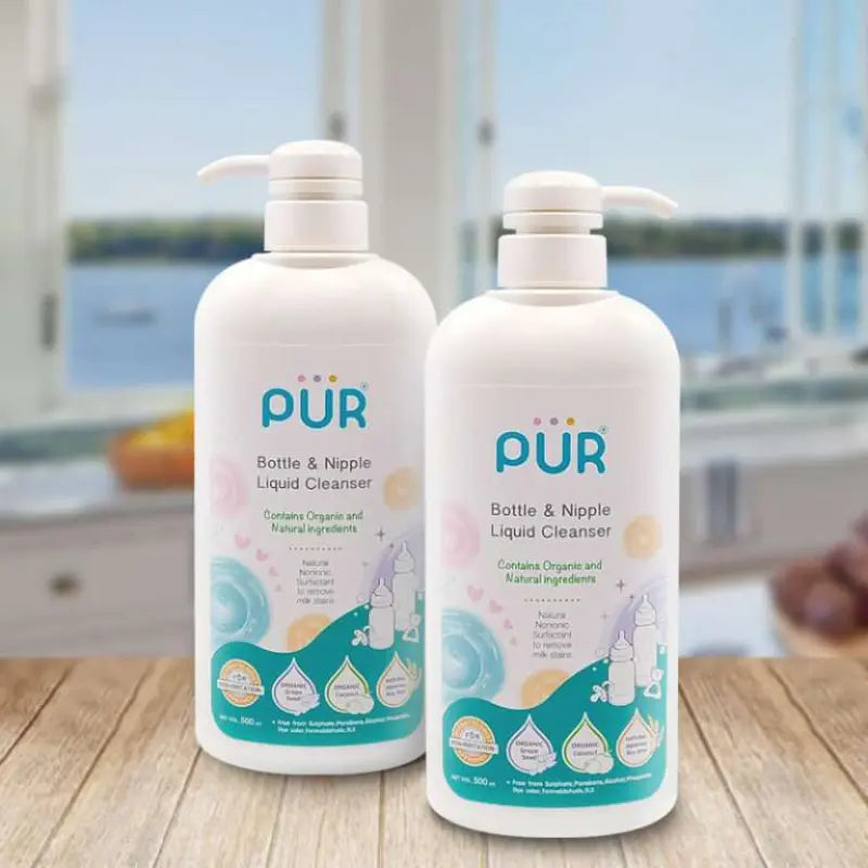 Pür Détergent vaisselle bébé - Liquide de nettoyage des biberons et tétines 500ml - Image 2