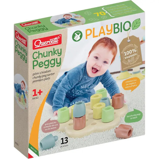 Quercetti Jeu de Motricite Chunky Peggy - 12M+ - Image 1