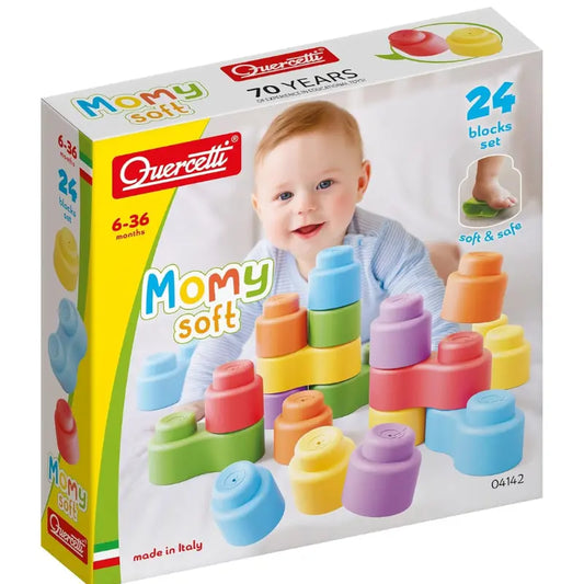 Quercetti Leggo Soft 24 Pièces - 6M+ - Image 1