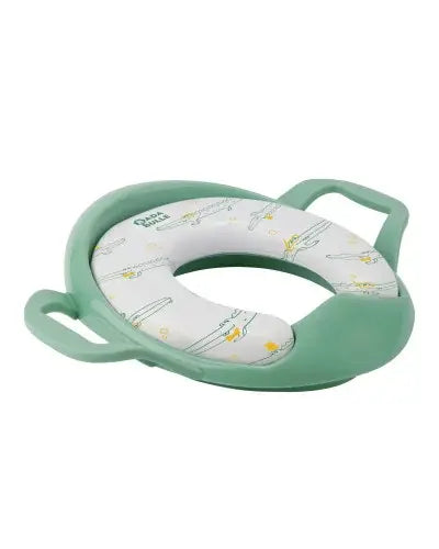 Réducteur de toilette avec poignée vert Badabulle - Image 1