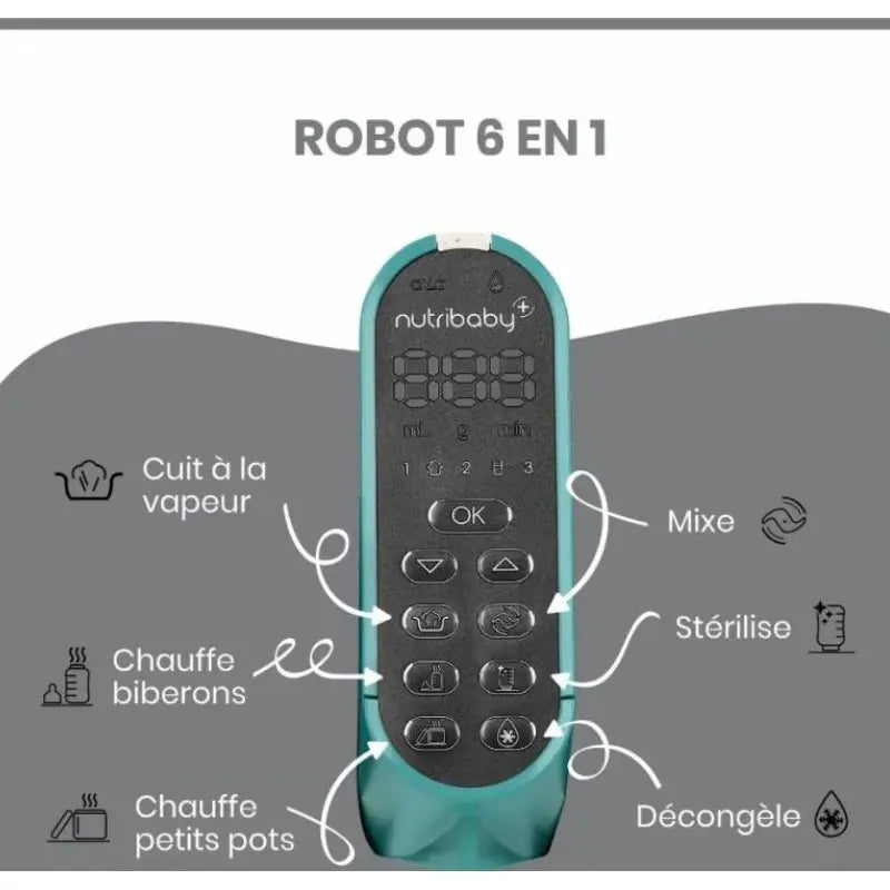 Robot de couture Nutribaby (+) Opal Green Babymoov - Image 3