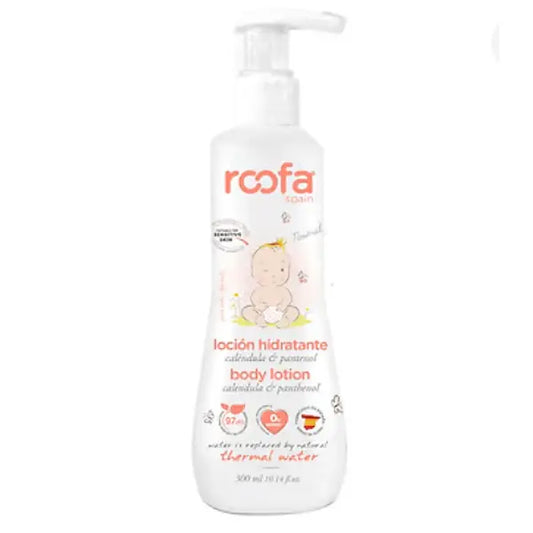 Roofa Lait Corporel Hydratant bébé au calendula et panthénol 300ml - Image 1