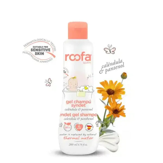 Roofa Syndet Gel Shampooing Calendula et panthénol 200ml - Image 1