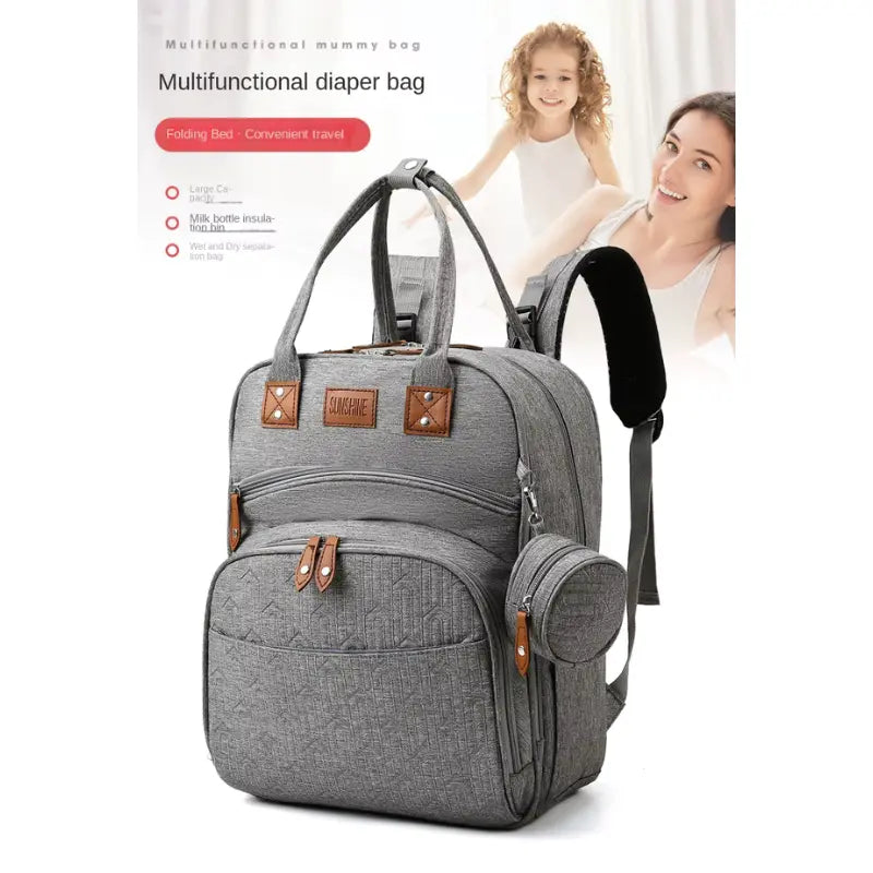 Sac à dos à langer pratique et élégant pour bébé - Image 5