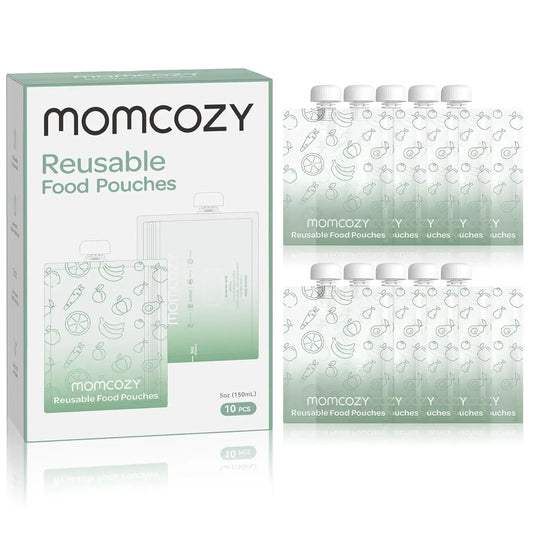 Sachets réutilisables pour aliments pour bébés Momcozy - Image 1