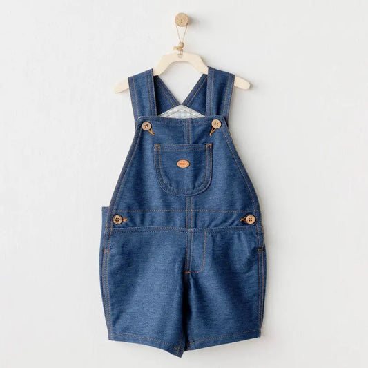 Salopette d'été Andywawa pour bébé garçon - Bleu décontracté - Image 1