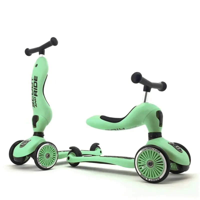 Scoot And Ride Trottinette 2en1 Highwaykick 1 - Kiwi - Image 1