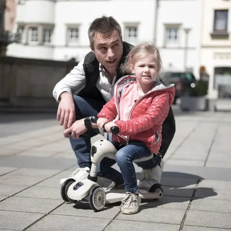 SCOOT AND RIDE – TROTTINETTE HIGHWAYKICK 1 – Ecru beige - Image 2