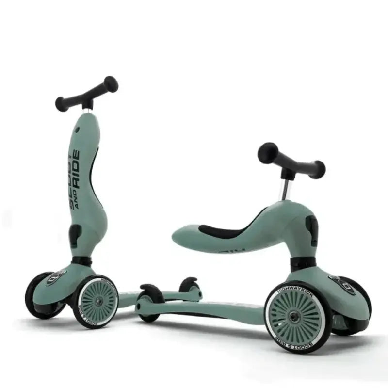 SCOOT AND RIDE – TROTTINETTE HIGHWAYKICK 1 – Vert Forêt - Image 1