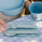 Set cuillère et fourchette avec étui Rose – Suavinex - Image 2