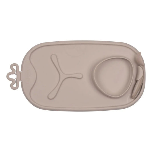 Set de Table Silicone Roll + Go b.box - ocean - latte - Image 1