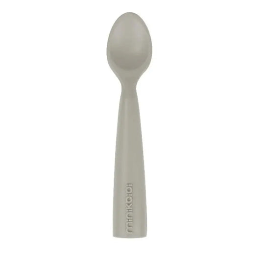 Set en Silicone MINIKOIOI Bol Gobelet Cuillère – Gris - Image 3