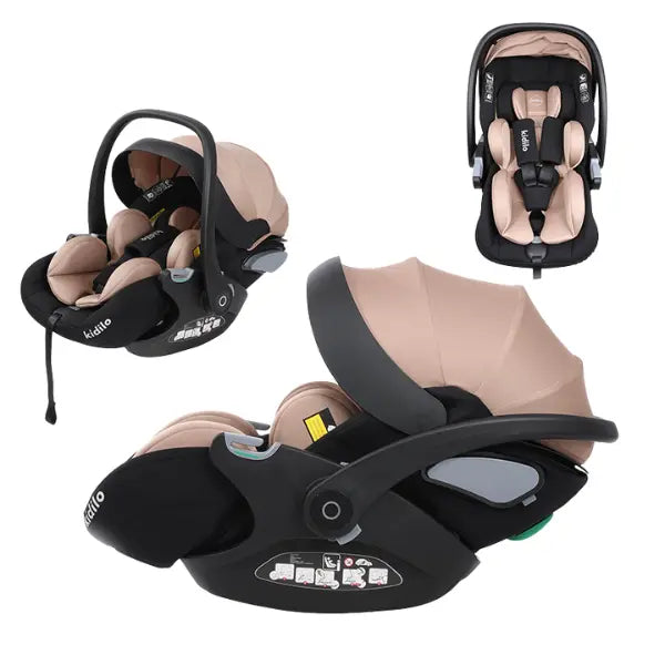 Siège Auto Bébé Kidilo KBH602 Beige - Image 1