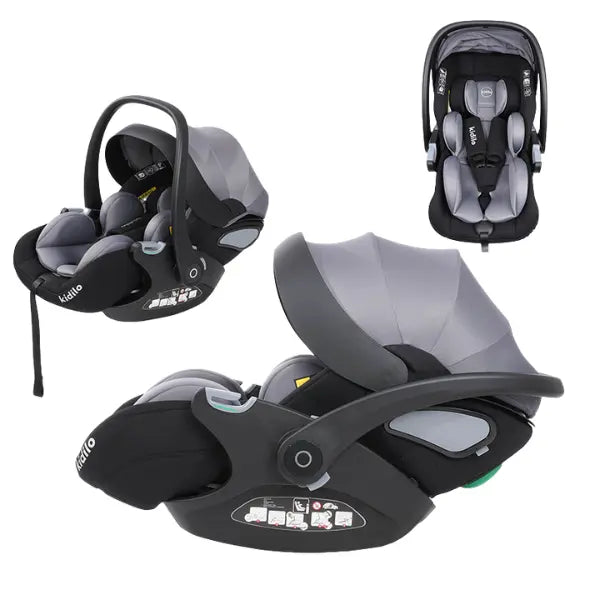 Siège Auto Bébé Kidilo KBH602 Gris - Image 1