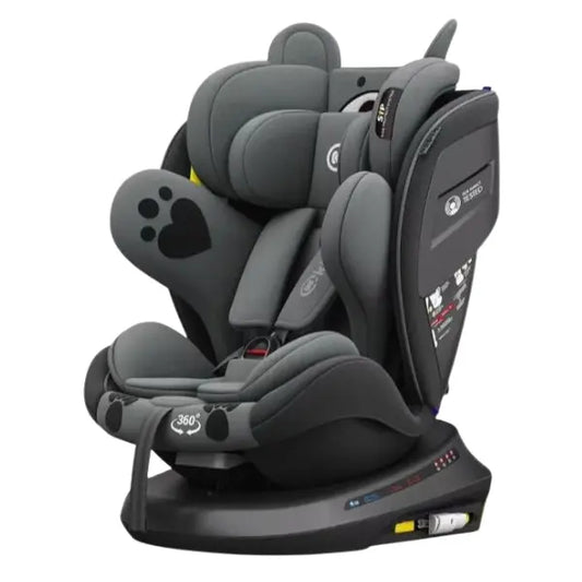 Siège Auto Bébé Murphy Isofix 360° Kidilo – Sécurité et Confort – Gris - Image 1