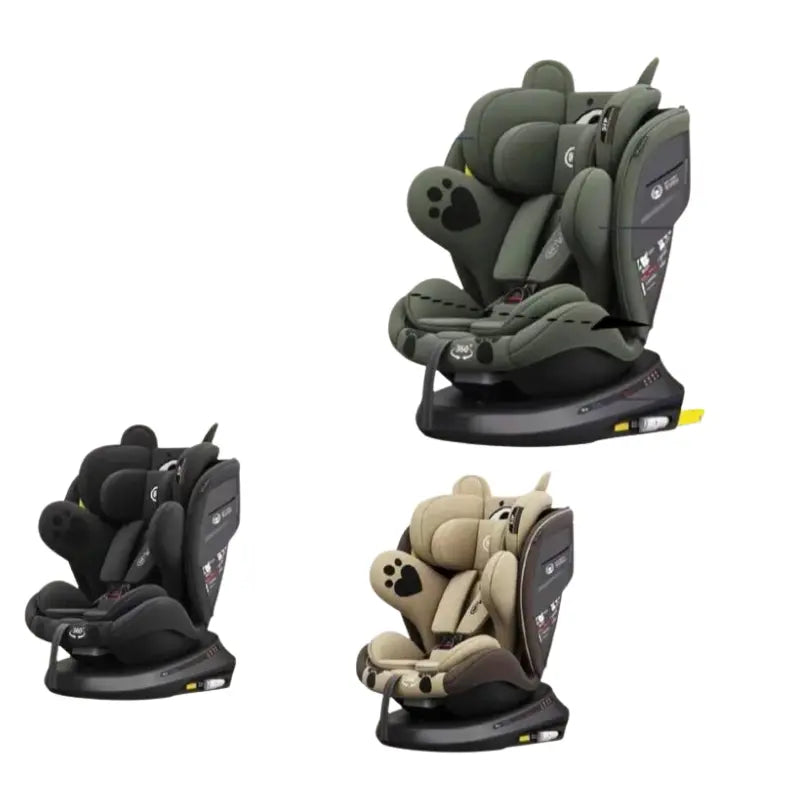 Siège Auto Bébé Murphy Isofix 360° Kidilo – Sécurité et Confort – Kaki - Image 2