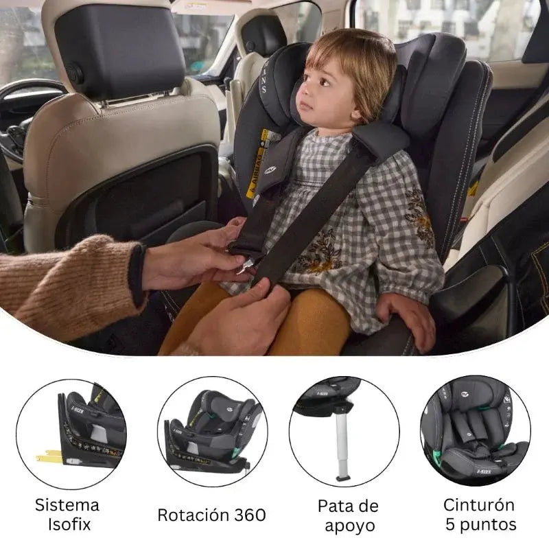 Siège auto isofix rotation Lemans Violet Ms Innovaciones - Image 5