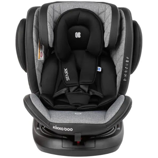Kikkaboo Siège auto 0-1-2-3 (0-36 kg) Stark new generation ISOFIX Gris Foncé - Image 1