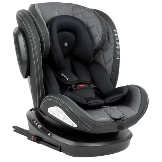 Kikkaboo Siège auto 0-1-2-3 (0-36 kg) Stark new generation ISOFIX Gris Foncé - Image 3