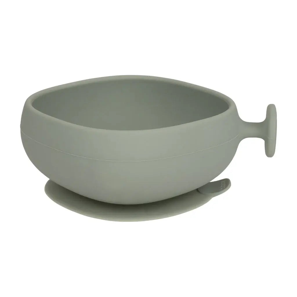 Silicone Bowl + Lid - sage - Image 1