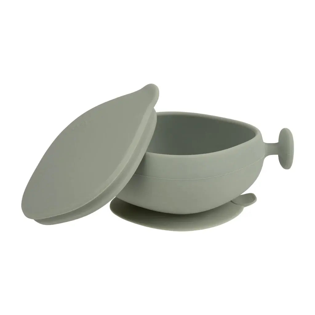 Silicone Bowl + Lid - sage - Image 2