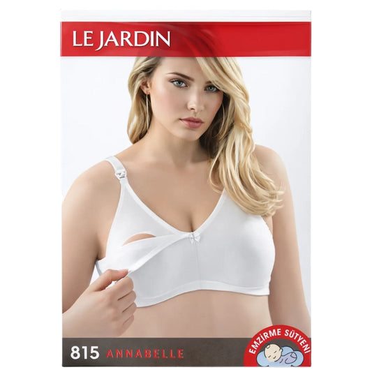 Soutien-gorge d’allaitement Annabelle 815 Le Jardin Blanc cassé - Image 1